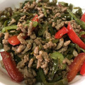 クック6NF25J☆'s cooksnap of when they made ご飯がっつり♡挽肉とピーマンの細切り炒め.