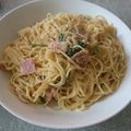 piNkymiLky's cooksnap of when they made 生クリームなしで簡単濃厚！カルボナーラ.