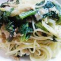 ブりゃん's cooksnap of when they made ほうれん草おんりー✿パスタ♡.
