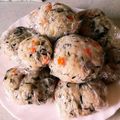 まつけいさん's cooksnap of when they made [離乳食完了期]小松菜の炊き込みご飯.