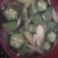 ﾌﾞﾚﾝﾀﾞ's cooksnap of when they made 【超簡単】オクラとみょうがのお味噌汁.