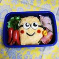 プーまま☆'s cooksnap of when they made キャラ弁【ミニオンオムライス♡】.