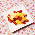 カレンガール's cooksnap of when they made ウインナーとふんわりたまごのソテー.