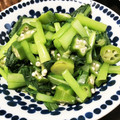 しのうさママ's cooksnap of when they made 小松菜とおくらのおひたし.