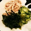 RYOCO∞'s cooksnap of when they made 博多名物 鶏皮ポン酢➕きゅうりとワカメ.