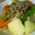 maruru-nn's cooksnap of when they made ひき肉で肉じゃが♪圧力鍋であっという間！.