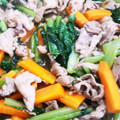 みにちえ's cooksnap of when they made 小松菜と牛肉の焼肉のタレマヨ焼き♪.
