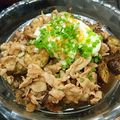 新人りりママ's cooksnap of when they made なすと豚バラ肉のしょうが焼き丼.