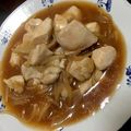 もっちん☆★'s cooksnap of when they made 簡単♪鶏むね肉に もやしと玉ねぎの甘酢餡.