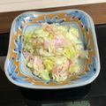 クック6U7INU☆'s cooksnap of when they made 簡単☆レタスとハムのサラダ.