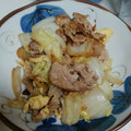 tomtosh's cooksnap of when they made 白菜と豚肉たまごのオイスター炒め.