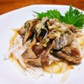猫のオソマ's cooksnap of when they made 鰹のたたきの漬けのっけサラダ.