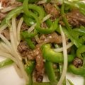 スズラン♪'s cooksnap of when they made 簡単合わせ調味料牛肉とピーマン青椒肉絲.