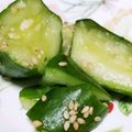 あっきー5296's cooksnap of when they made 昆布茶で瑞々しい☆即席きゅうりの浅漬け.