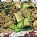 SRO1214's cooksnap of when they made チンゲン菜とエリンギの炒めもの.