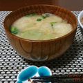 ダイナマイト漆黒's cooksnap of when they made キャベツと松山あげの味噌汁.