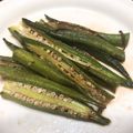 まめこ8888's cooksnap of when they made おつまみに♪焼きオクラ.