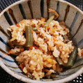 4double5's cooksnap of when they made 我が家の簡単♪山菜炊き込みご飯☆.