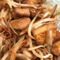 JathMinty's cooksnap of when they made 作り置き簡単厚揚げカニカマもやし生姜焼き.