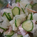 万華月's cooksnap of when they made 即席！美味しい＊大根とハムの和風マリネ.