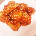 まやりん＆ころりん's cooksnap of when they made 揚げない！グリルでヤンニョムチキン☆.