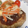 ちーともカフェ's cooksnap of when they made 簡単めちゃ旨♡シメジ和風ハンバーグソース.