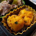 airi777's cooksnap of when they made かぼちゃのハムマヨ☆茶巾.