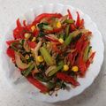 KENERISA's cooksnap of when they made 小松菜とパプリカのツナ缶炒め.