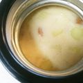 どらど～ら's cooksnap of when they made 電子レンジで1人分味噌ミルクスープ.