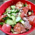 nabeo_mio_'s cooksnap of when they made Diet♡トマトとキュウリとツナのサラダ.