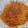 ジョングレ's cooksnap of when they made 簡単トマトソースdeごちそうパスタ.