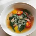 こたぽこ's cooksnap of when they made レタスの外葉でＢＬＴスープ.