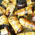 クック6I56V7☆'s cooksnap of when they made ナスの豚バラ巻き.
