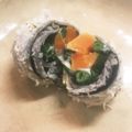 蒼の雫sp's cooksnap of when they made ルクエ de ノンフライ秋刀魚のチーズ巻.