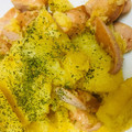 ｱｲﾊﾅ's cooksnap of when they made ポテトとソーセージのカレーマヨ炒め♡.