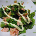 ちばたま's cooksnap of when they made ＋菜の花と鮭のサラダ風煮びたし＋.