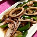 クック59ZLK3☆'s cooksnap of when they made イカのオイスターチリ炒め.