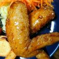 yampotato's cooksnap of when they made やみつき間違いなし！！♪甘辛手羽先✧*｡.