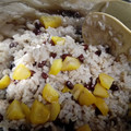 クックH86AFM☆'s cooksnap of when they made 蒸し器で炊く基本の赤飯.