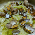 ナーちゃん's cooksnap of when they made あさりとキャベツの蒸し煮.