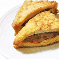 yukky☆mama's cooksnap of when they made 厚揚げのひき肉はさみ焼き.