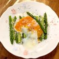 tetyu214's cooksnap of when they made アスパラの温かいサラダ 半熟卵添え.