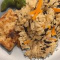 105♡'s cooksnap of when they made ひじきとシーチキンの炊き込みご飯.