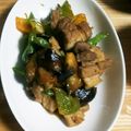 ピーナッツ子♪'s cooksnap of when they made ピリ辛豚肉ナスピーマン、インゲンもね☆.