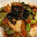 鈴木's cooksnap of when they made 簡単！枝豆キムチ韓国海苔あえ.