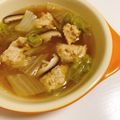 みんげら's cooksnap of when they made 白菜と鶏団子のコンソメスープ.