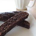 みるく茶's cooksnap of when they made ノンオイル☆チョコ☆ビスコッティ.