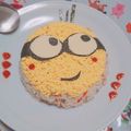 ⭐Yuri⭐'s cooksnap of when they made ミニオン☆ちらし寿司ケーキ♪.