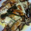 ことねーぜ's cooksnap of when they made かぼちゃとベーコンのニンニクカレー炒め♪.