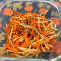 Faiza's cooksnap of when they made レンジで簡単☆塩きんぴらごぼう。.